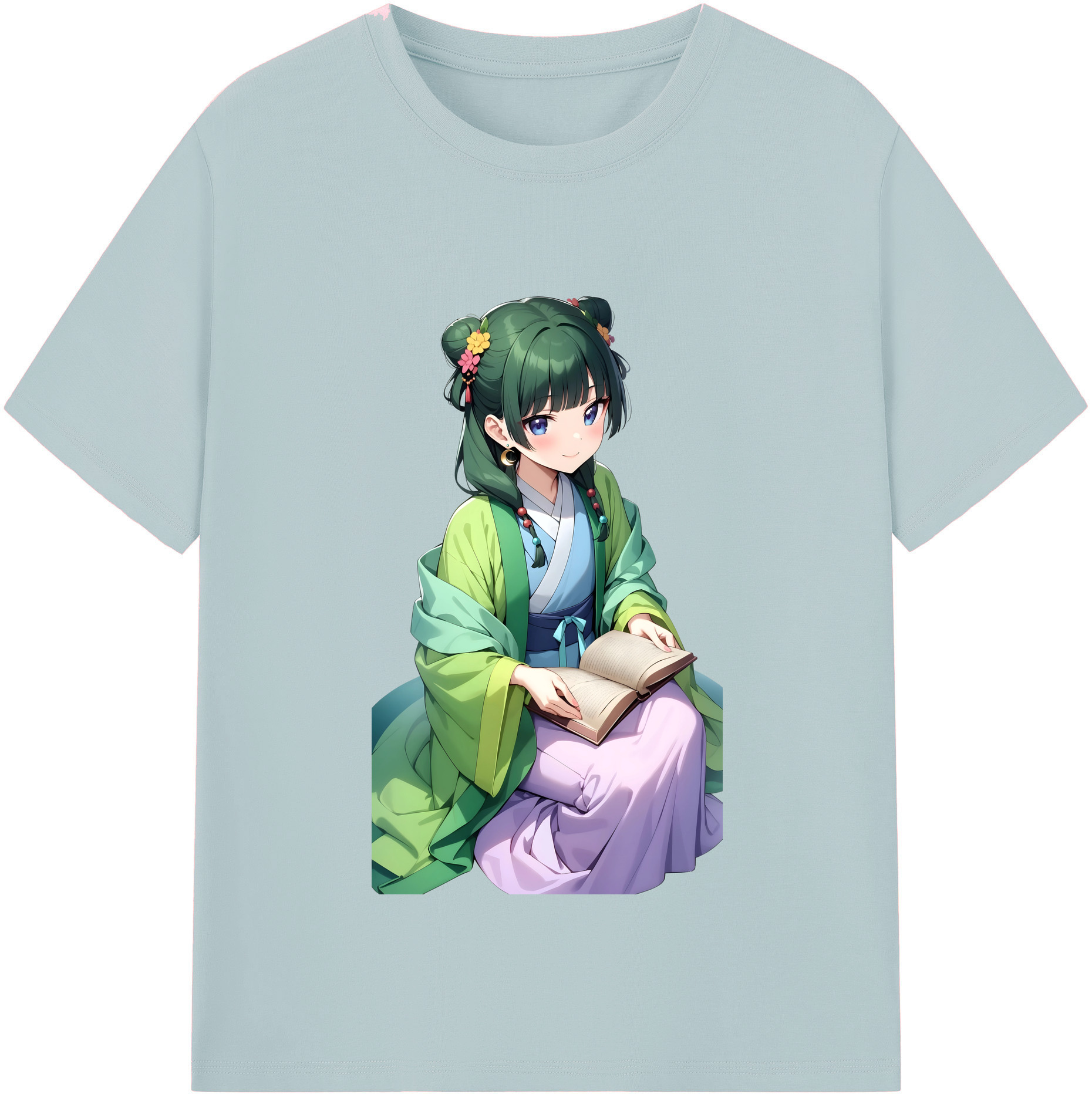 （画像用） 薬屋のひとりごと The Apothecary Diaries 綿100％半袖Tシャツ（フロントプリント）